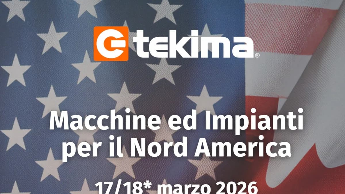 Tekima — Macchine e Impianti per il Nord America - Photo 1