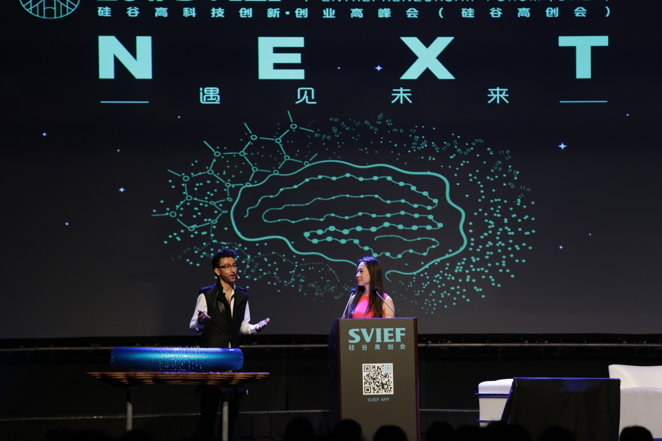 Bibop Gresta presenting at SVIEF